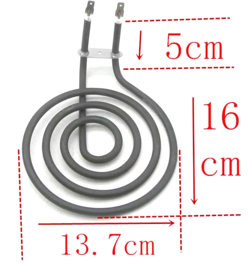 Description Picture 2 of itemHalogen Oven Parts Air Fryer Loopy Concentric Circles Heating Tube 220V 1340W