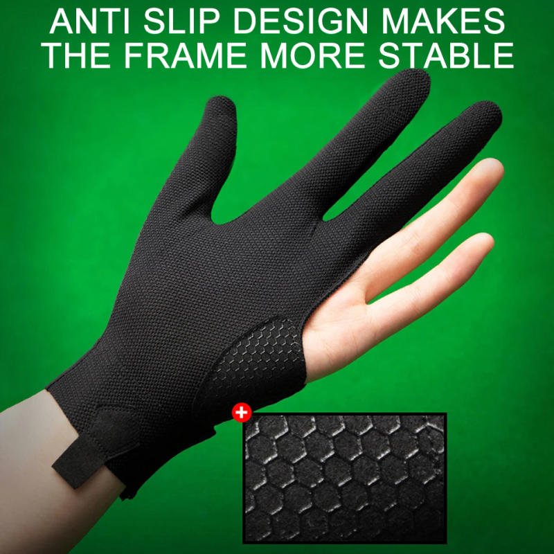 Description Picture 2 of itemKoKossi 1Pcs Professional Billiards Gloves Lightweight Breathable Long Finger Snooker Table Tennis Anti Slip Quick Drying Gloves