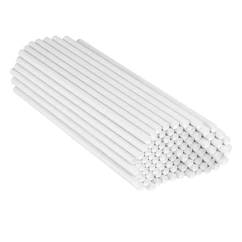 Description Picture 5 of item100 Pcs Paper Straws 7.75 in Long Disposable Straws for Smoothies Tumblers Cocktail MilkShake for Coffee House Diner Or Home