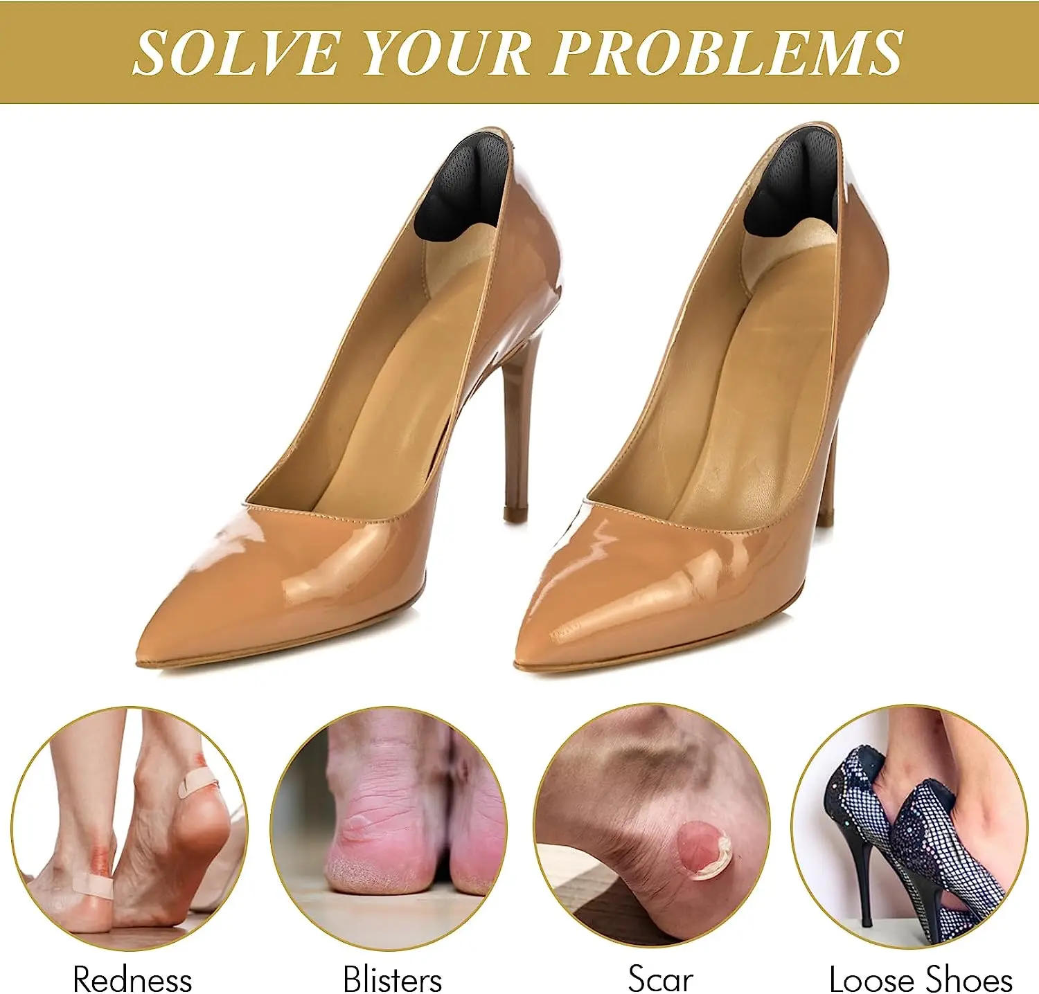 Description Picture 6 of itemInsoles Patch Heel Pad for Sport Shoes Adjustable Size Antiwear Feet Pad Cushion Insert Insole Heel Protector Back Sticker