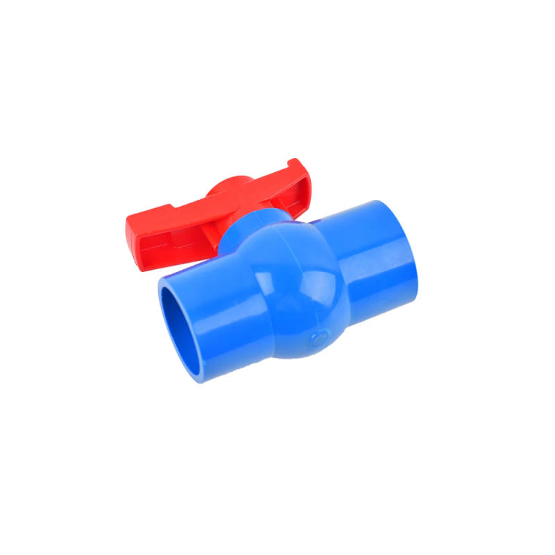 Description Picture 6 of item1/2"~1.5" Thread and Socket Type PVC Ball Valve Garden Irrigation Fittings Switch Ball Valve DN20/25/32/40/50