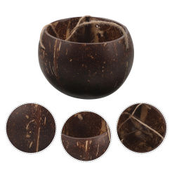 Large Coconut Shell Hanging Flower Pot Planter Container For Outdoor Plants Balcony Terrace Garden Wall Mounted Basket Holder