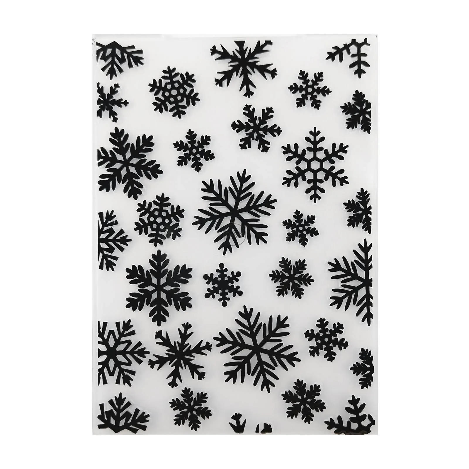 Description Picture 2 of item2023 NEW Snowflakes Backdrop Embossing Folders for Scrapbooking Paper Album Cards Making Supplies 3D Plastic Stencils Crafts