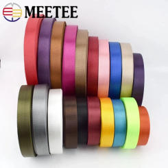 45Meters 1mm Thick Webbing Tape for Strap Backpack Knapsack Belt Ribbon Band Car Seat Bias Binding DIY Sewing Accessories