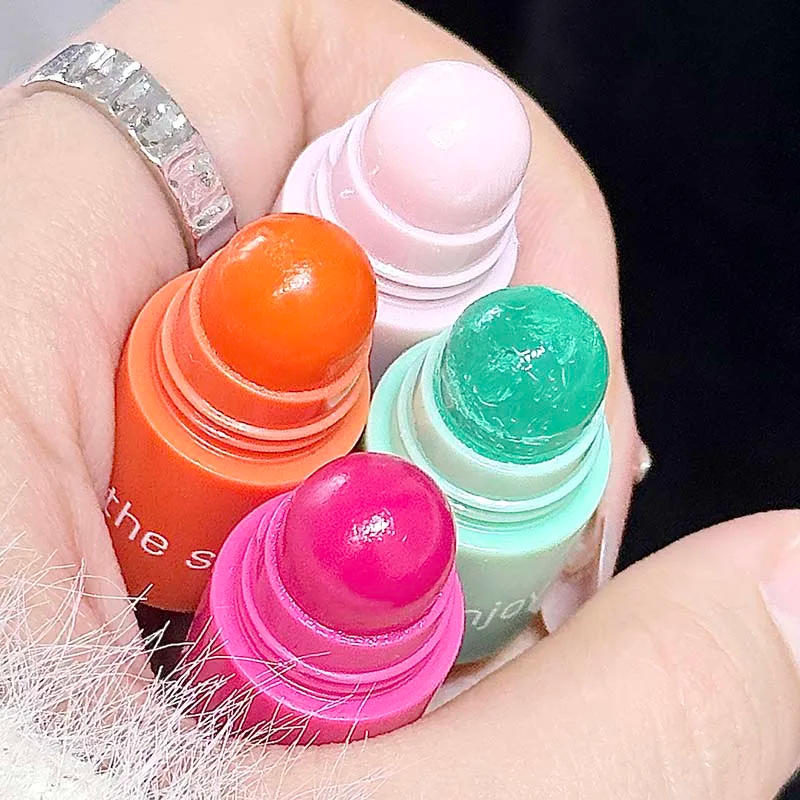Description Picture 4 of item4 In 1 Color-changing Lip Balm Combo Kit Moisturizing Colorless Pink Orange Hydrating Lip Care Anti-dryness Primer Lipstick Pen