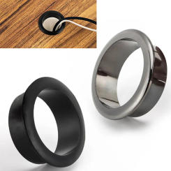 Computer Desk Cable Grommets Wire Hole Cover Cabinet Vent Decorative Ring Cable Outlet Port Furniture Hardware Desk Accessories