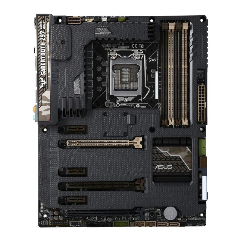 Description Picture 4 of itemASUS SABERTOOTH Z97 MARK 1/USB3.1 LGA1150 Socket Support 4th/5th Gen Intel Core i7/i5/i3/Pentium/Celeron 4xDDR3 Z97 Mainboard