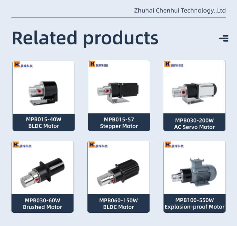 Description Picture 6 of itemChina Manufacturer 2.5L/Min Low Flow Micro Gear Pump Helical Gear Pump Micro Fluid Metered Dose Pump With Brush 30W DC24V Motor