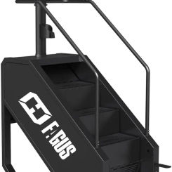 Continuous Stepmill Stair Stepper with LED Screen, Commercial Grade Stair Climber Exercise Machine with 15 Resist
