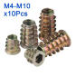 10Pcs M4x10