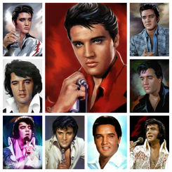 5D DIY Elvis Diamond Painting Kit American Rock Singer Sticker Diamond Embroidery Art Children's Gift Cross Stitch Cartoon