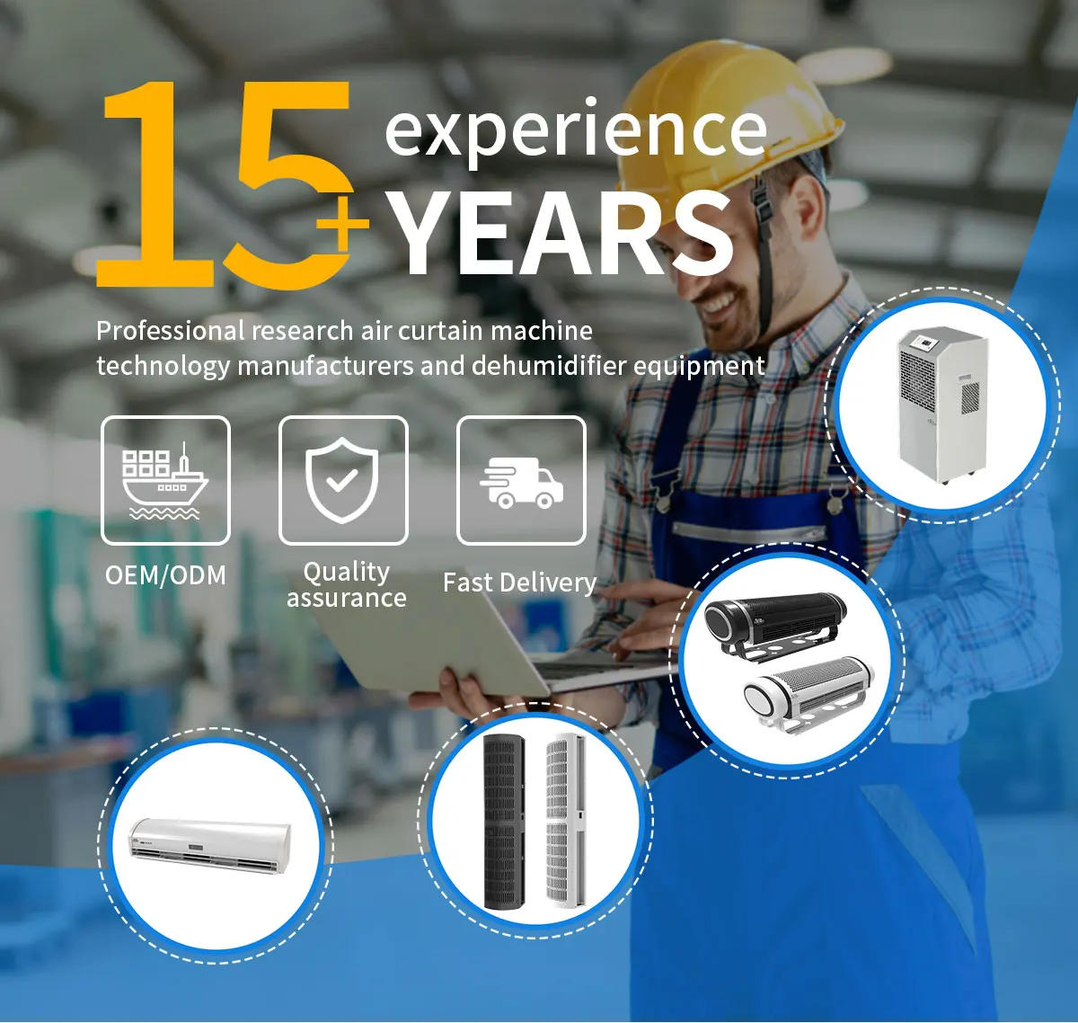 Description Picture 4 of itemEnergy Saving Low Noise Cross Flow Air Curtain Cold Storage Air Curtain Machine