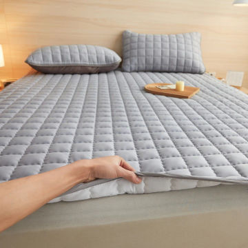 Ultrathin Foldable Cotton Bed Mat - 100% Waterproof Mattresses for Single, Double, and Multi Sizes (Queen and King)