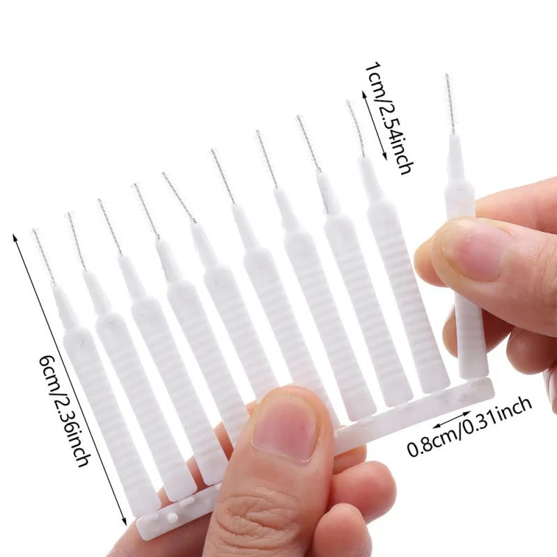 Description Picture 3 of item10PCs/Set Shower Head Cleaning Brush Anti-clogging Brush Cleaning Brush for Clean Bathroom Supplies Keyboards Brush