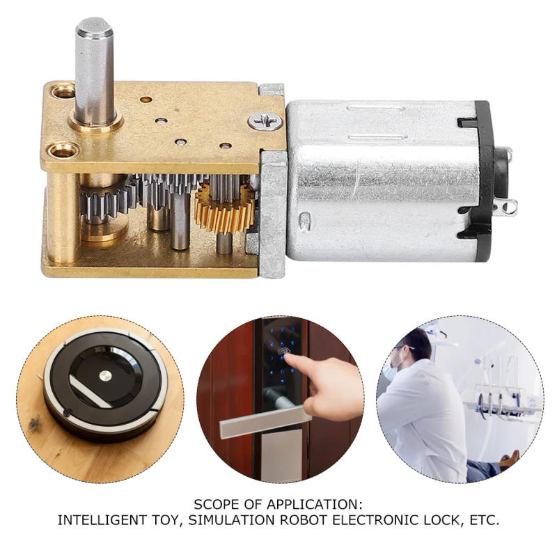 Description Picture 4 of itemMetal Gear Motor Mini Motor Mini Micro Metal Gear Motor N20 DC12V Speed Reduction CW/CCW Micro Motor Speed Reduction Micro Motor