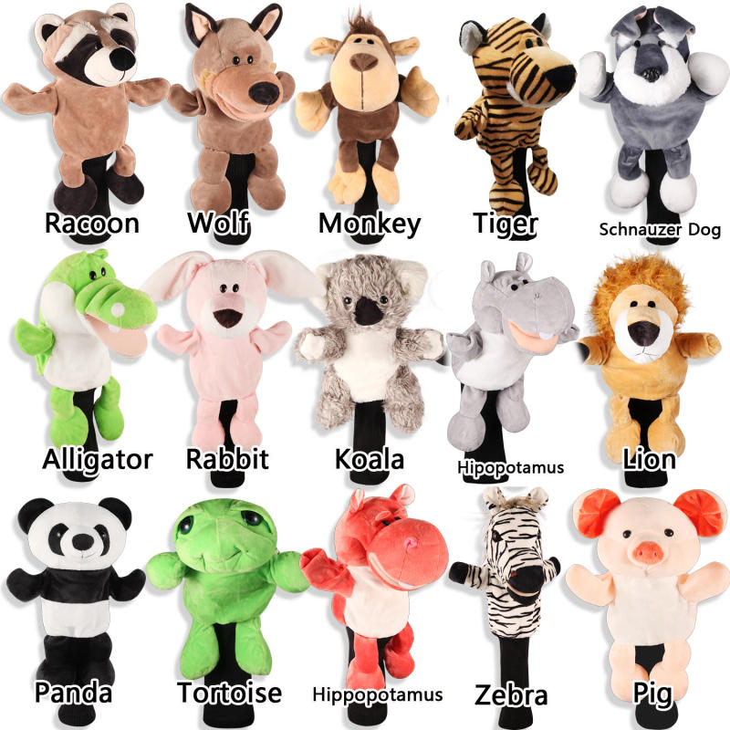 Description Picture 2 of itemPlush Animal Stockings Closure Golf Club Headcover Driver Cover