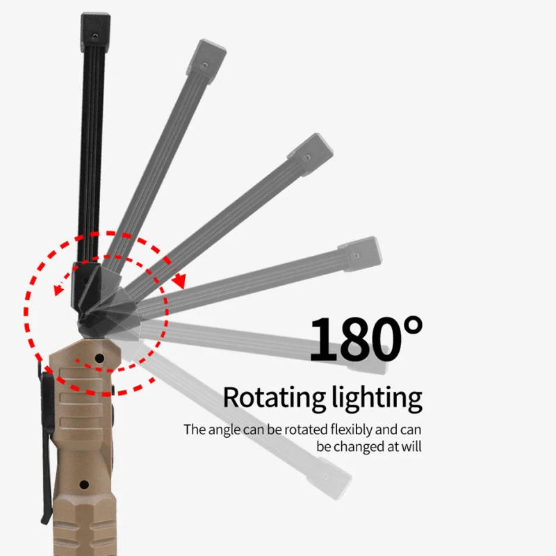 Description Picture 5 of itemUSB Rechargeable LED Work Light 1000 Lumens COB Lantern with Power Capacity Indicator Handled Flashlight for Outdoor Car Repair