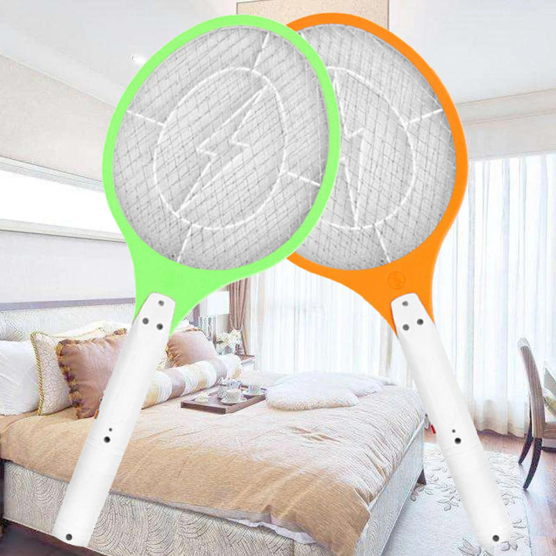 Description Picture 2 of item110-220V Rechargeable Electric Bug Fly Mosquito Insect Swatter Racket Zapper Killer with Isolation Mesh killer EU Plug