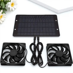 10W Solar Exhaust Fan 12V Mini Ventilator Solar Panel Powered Air Extractor for RV Roof Home Ventilation System