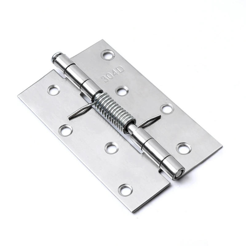Description Picture 6 of item2pcs Self Closing Spring Door Hinge Stainless Steel Hinge For Cabinets Door Closer Automatic Rebound Hinge Furniture Hardware