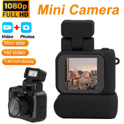 Mini Camera with Screen HD 1080p Retro Ultra Compact Camera with Flash Light and Battery Dock Portable Video Recorder Pocket Cam
