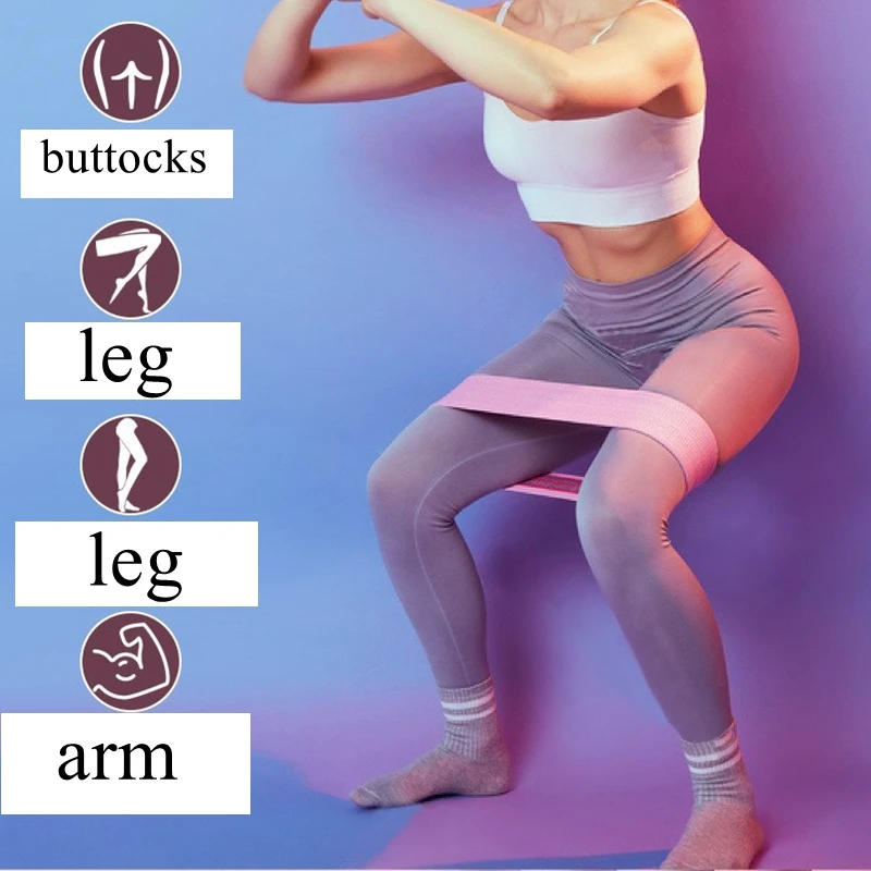 Description Picture 4 of item1- 3pcs Resistance Band Set For Full-Body Workouts Strength Training Yoga And Pilates - Durable And Elastic