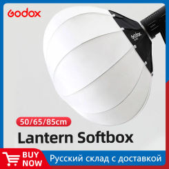 Godox CS-50D 50cm CS-65D 65cm CS-85D 85cm Lantern Quick-install Portable Round Shape Softbox Light for Bowens Mount Studio Flash