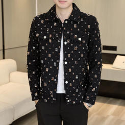 New Jacket Jacket Men's Fashion Casual Jacket New Korean Jacket Casual Jacket Stylish and handsome jacket jacket
