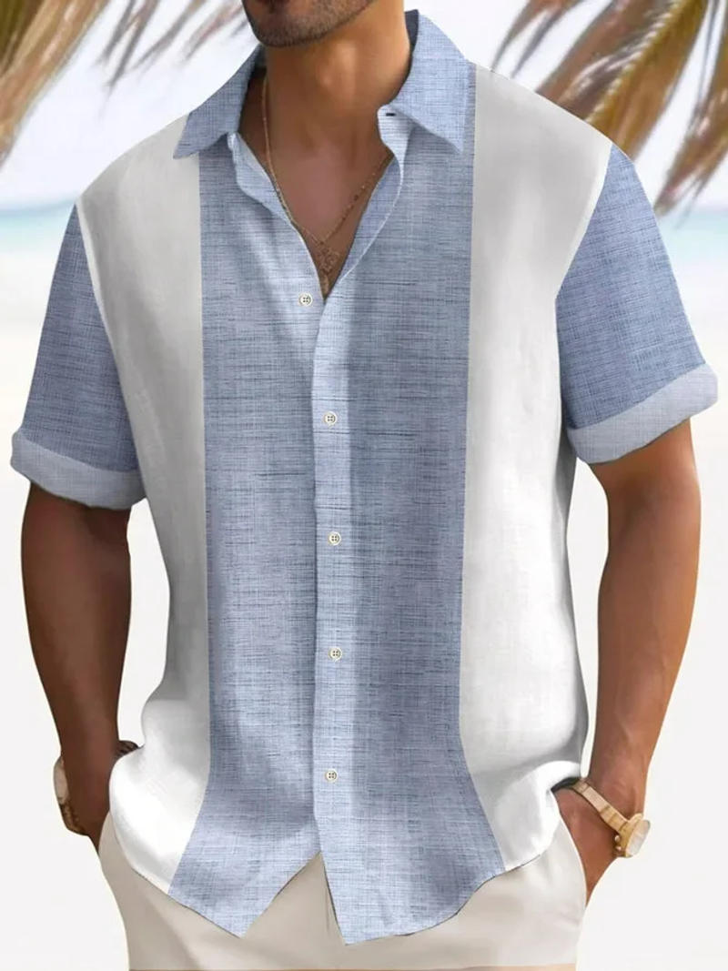 Description Picture 3 of itemCasual Holiday Style Lapel Men Shirt 3D Print Man/Women Fashion Short Sleeves Shirts Button Streetwear Oversized Unisex Clothing