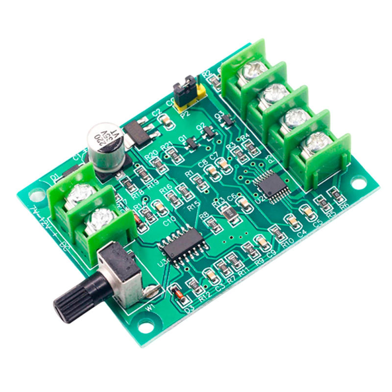 Description Picture 5 of item5V 12V Brushless DC Motor Driver Controller Board with Reverse Voltage Over Current Protection for Hard Drive Motor DC 7V-12V
