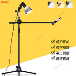 Adjustable Phone Photography Bracket Stand holder Boom Arm Super Bright LED Ring Light Photo Studio Kit Video Lamp Shooting Kit