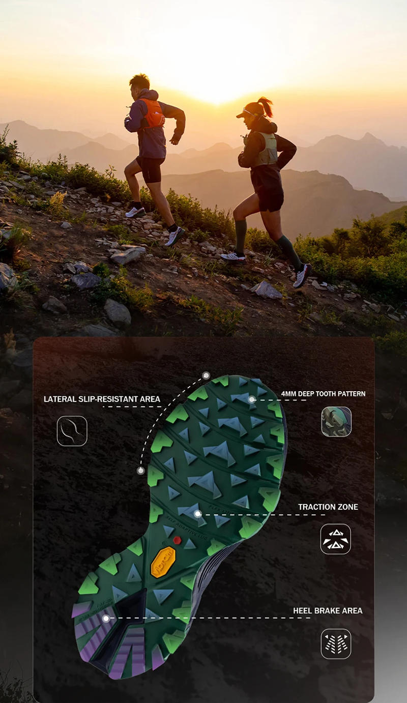 Description Picture 4 of itemKAILAS FUGA EX 3 Trail Running Shoes Unisex Lightweight Athletic Anti-slip Breathable Sneakers Mountain Running Shoes KS2413112