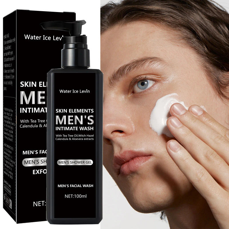 Description Picture 3 of item100ML men's facial cleanser for daily cleansing and bathing, suitable for oily skin, soothing, purifying and cleaning