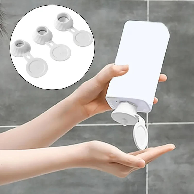 Description Picture 4 of itemInverted Vertical Bottle Caps Make-up Flip-top Dispenser Lids Bottle Stand Cap Set Bathroom Easy To Pour Thick Liquid Bottles