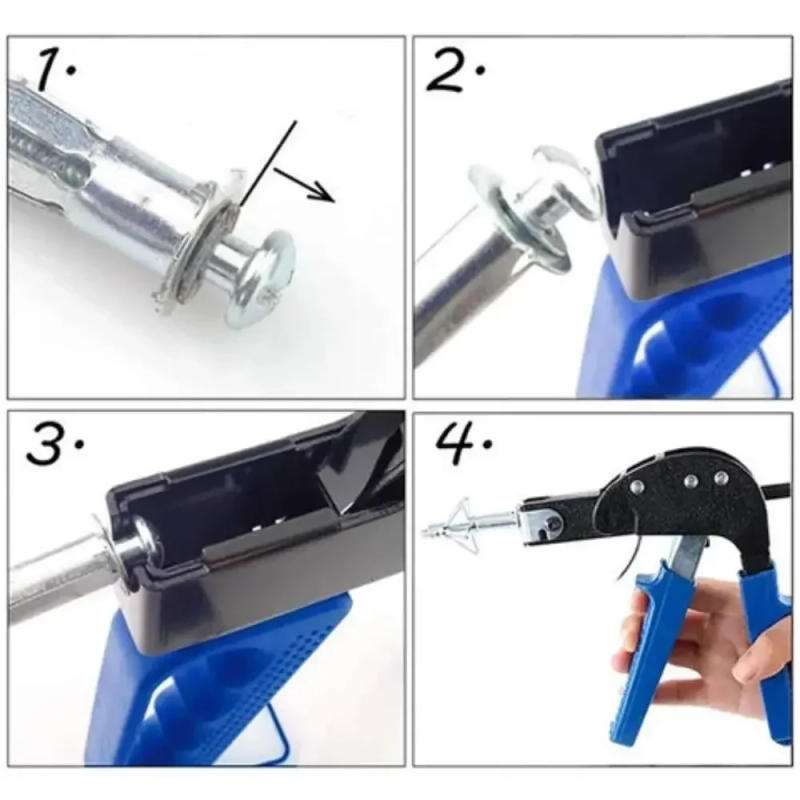 Description Picture 6 of itemWall Anchor Setting Tool with 72pcs Molly Bolt Hollow Drive Wall Anchor Screws Assortment Kit Heavy Duty Plasterboard Fixing