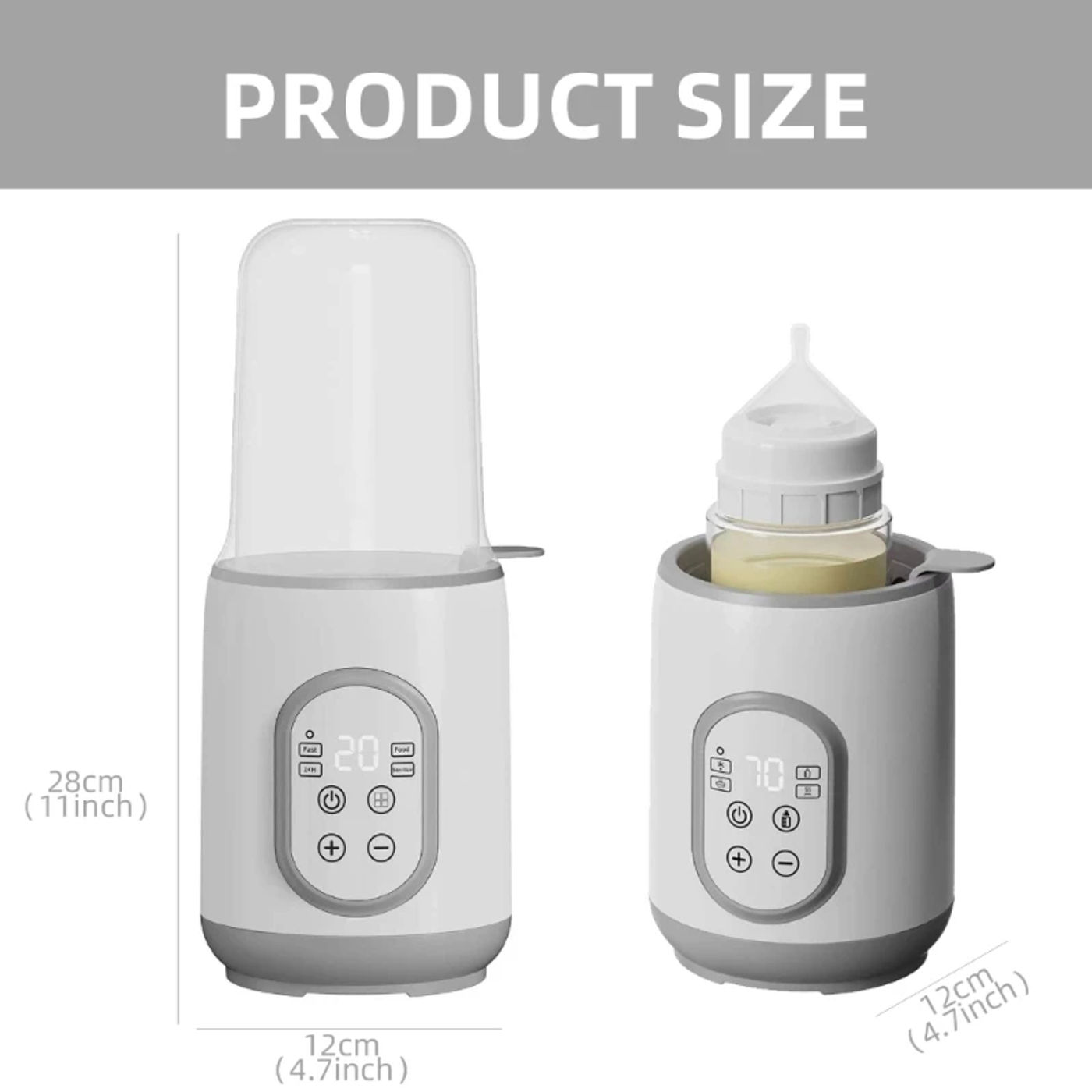 Description Picture 4 of itemEasy to Use Baby Milk Warmer Safe & Efficient Baby Feed Warmer with Precise Heating & Safety Features for Home & Travel A2UB