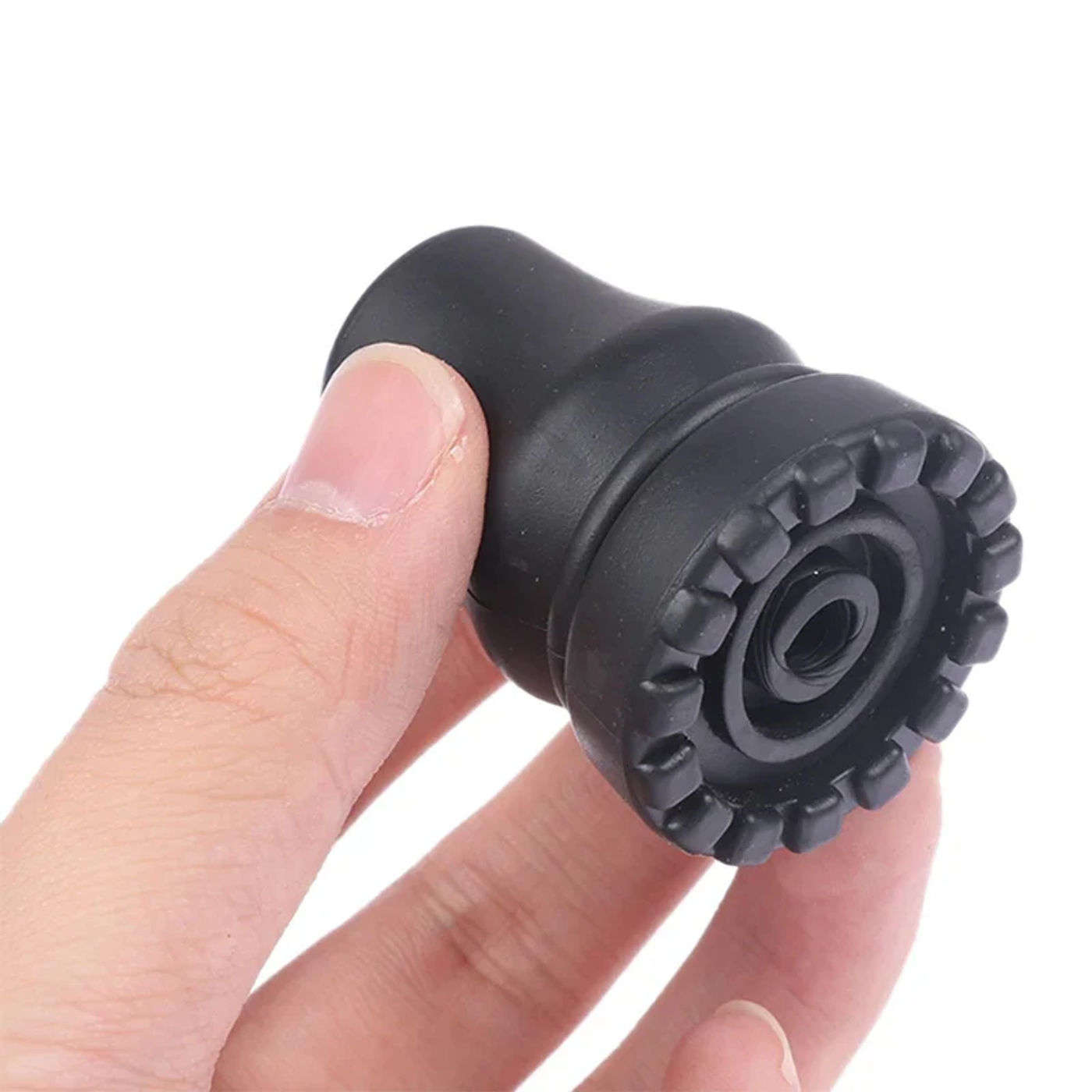 Description Picture 4 of item16-22mm Antiskid Walking Stick Crutch Cane Bottom Pads Cover Protector Climbing Hiking Trekking Pole Tip