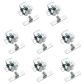 8pc Silver
