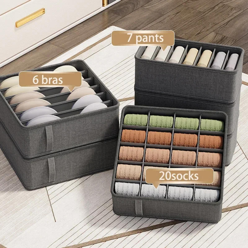 Description Picture 5 of itemCloset Organizer Underwear Drawer Organizer Socks Bra Clothing Storage Box Wardrobe Organizer Clothes Cabinet Drawer Organizers