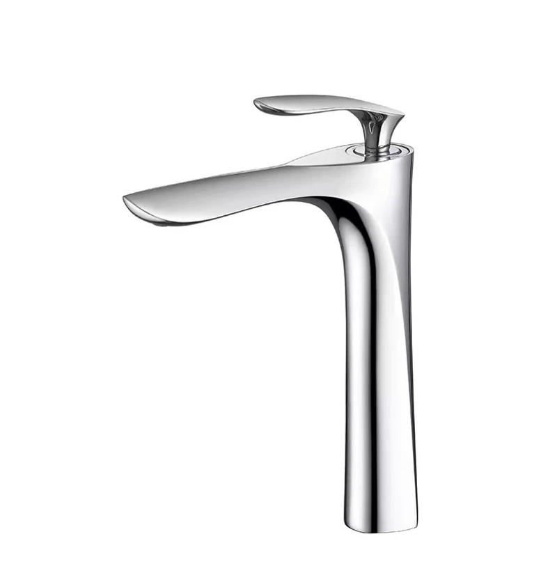 Description Picture 6 of itemGolden Maple Leaf Basin Faucet For Hot And Cold Water Household Use Raised Washbasin Countertop Basin Single Hole Faucet