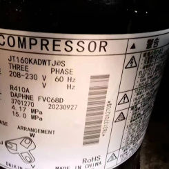 JT160KADWTJ@S New multi unit central air conditioning refrigeration compressor