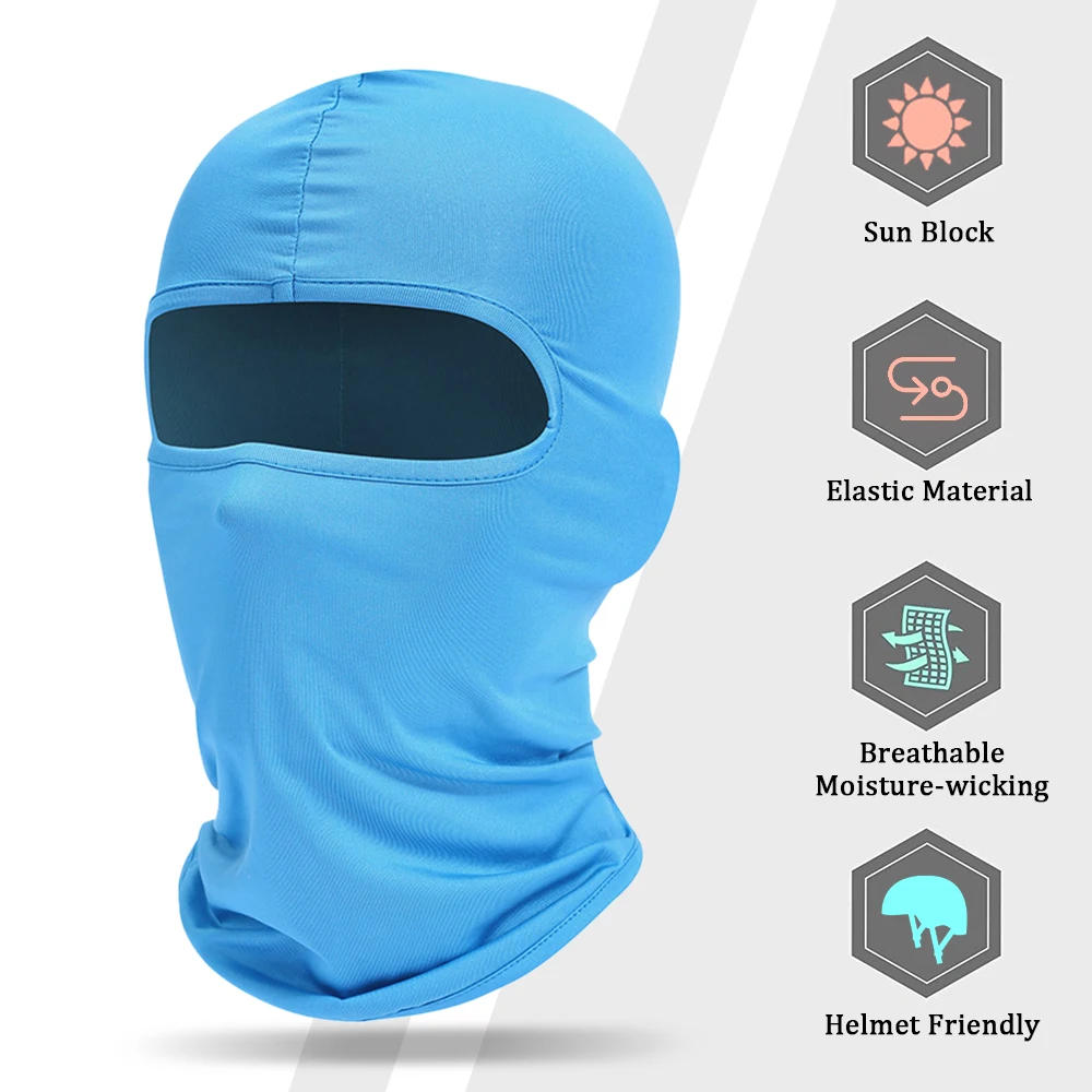 Description Picture 4 of itemSummer Cycling Caps for Men Sun Protection Balaclava Mask Motorcycle Bandana Scarf Neck Gaiter Sunscreen Biker Helmet Inner Hat