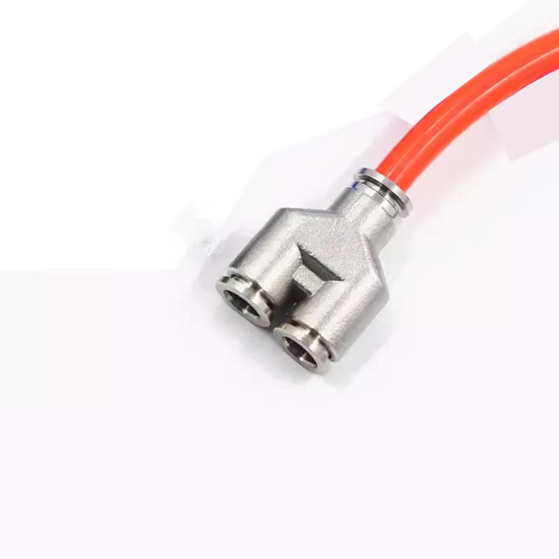 Description Picture 6 of itemAir Hose Fittings 304 Stainless Steel Pneumatic Connectors PY 3-way 4mm 6mm 8mm 10mm 12mm Quick Release Push in Pipe Connector