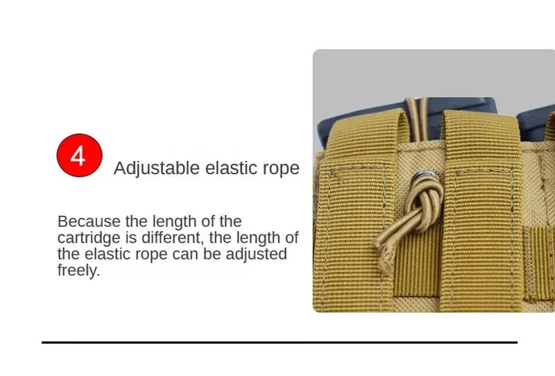 Description Picture 6 of itemOutdoor Tactical Magazine Molle Pouches AK AR Hunting Rifle Pistol Ammo Mag Bag Holster M4 Dual Storage Bag Airsoft Sundry Bag