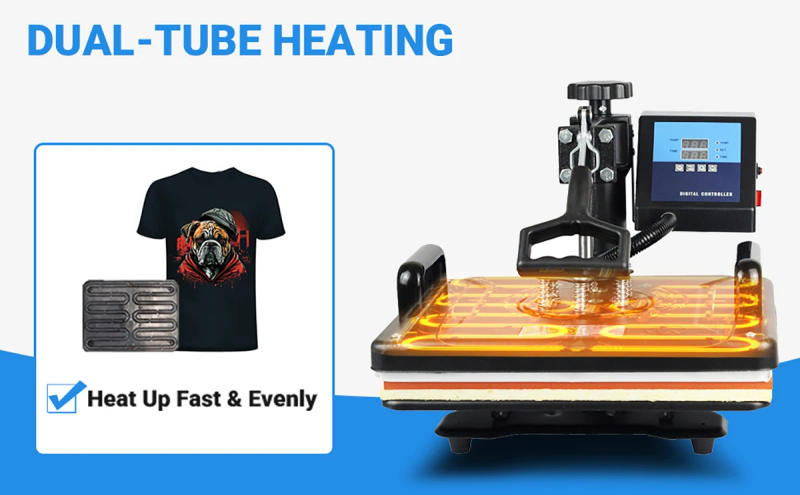 Description Picture 5 of item15 In 1 Combo Muntifunctional Sublimation Heat Press Machine Tshirt Heat Transfer Printer For Mug/Cap/football/bottle/pen/shoes