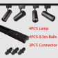 4PCS  Black
