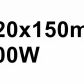 120x150mm 100W