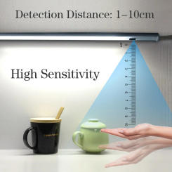 30/40/50cm LED Bar Light USB Under Cabinet Light 5V Hand Scan Sensor Switch Control Kitchen Closet Light 3 Color Wall Lamp