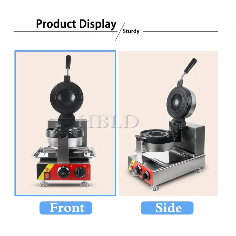 Description Picture 6 of itemMulti Functional Electric Frisbee Shaped Rotating Burger Maker, Commercial Cream Ice Cream Bread Heating Machine