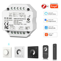 Tuya Smart Life Zigbee Controller AC Triac LED Dimmer light Switch  Module 220V 110V 230V Works with Alexa Google Home Yandex